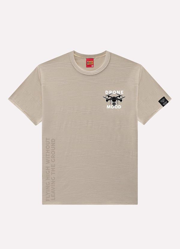 Camiseta Infantil Menino Lettering Bege