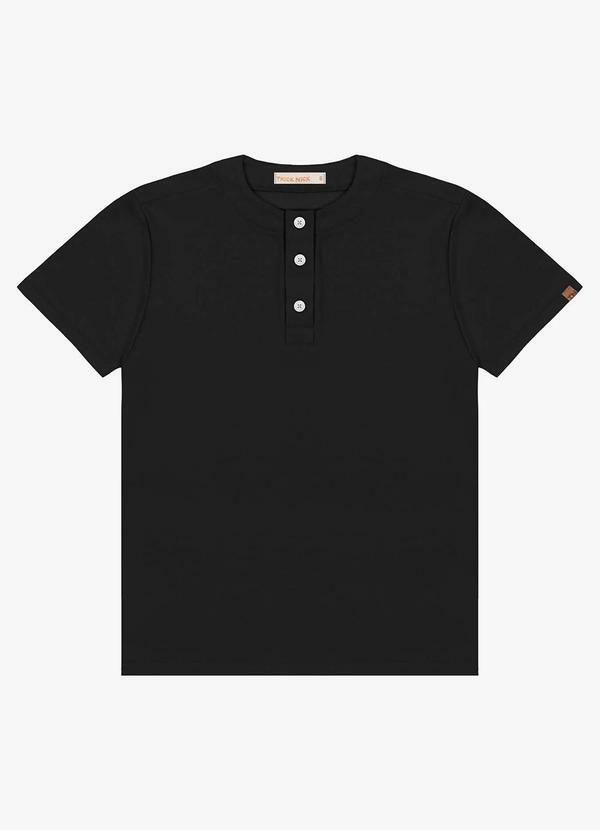 Vista 2 Camiseta Infantil Preto Trick Nick Trick Nick