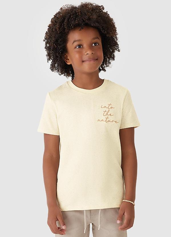 Camiseta Into The Nature em Linho Azul Claro