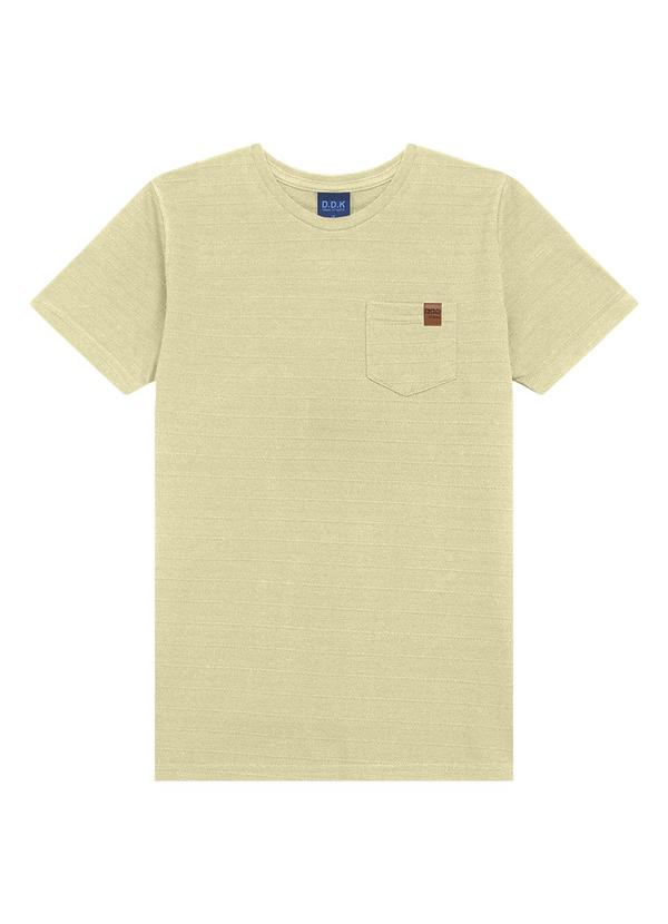 Camiseta Juvenil com Bolso Marrom