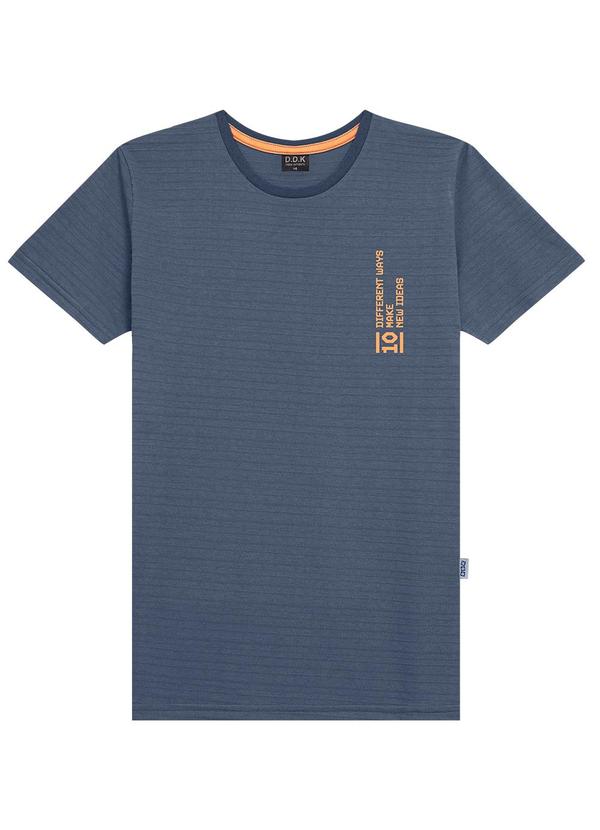 Camiseta Juvenil Estampa 10 Different Ways Azul