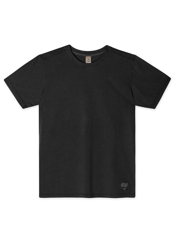 Vista 2 Camiseta Juvenil Masculina Preto Hapier Hapier