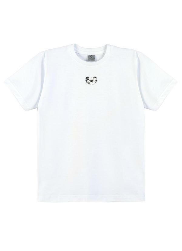 Camiseta Manga Curta Infantil Branco