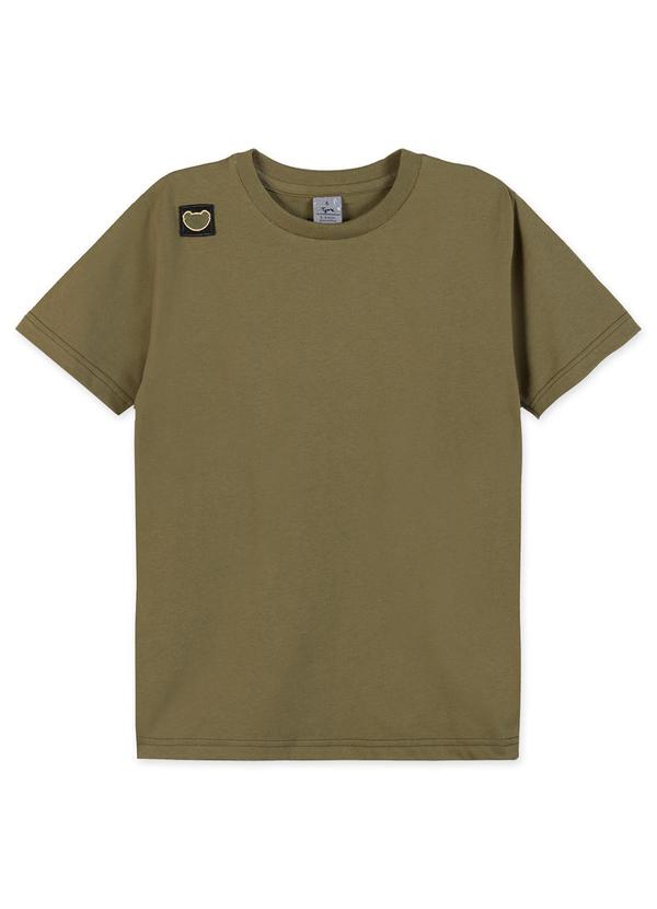 Camiseta Manga Curta Infantil Verde