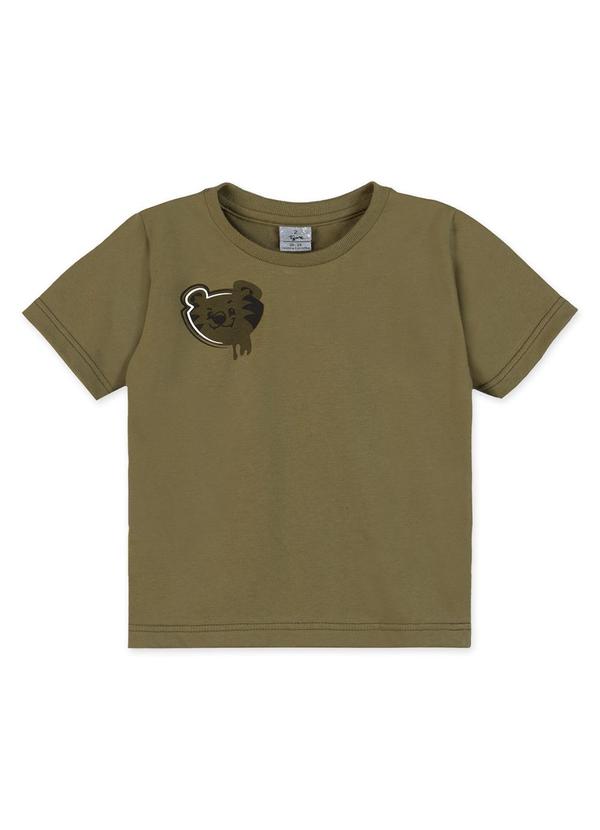 Camiseta Manga Curta Infantil Verde