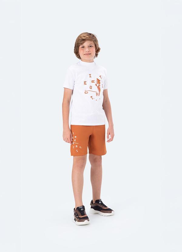 Camiseta Manga Curta Laranja