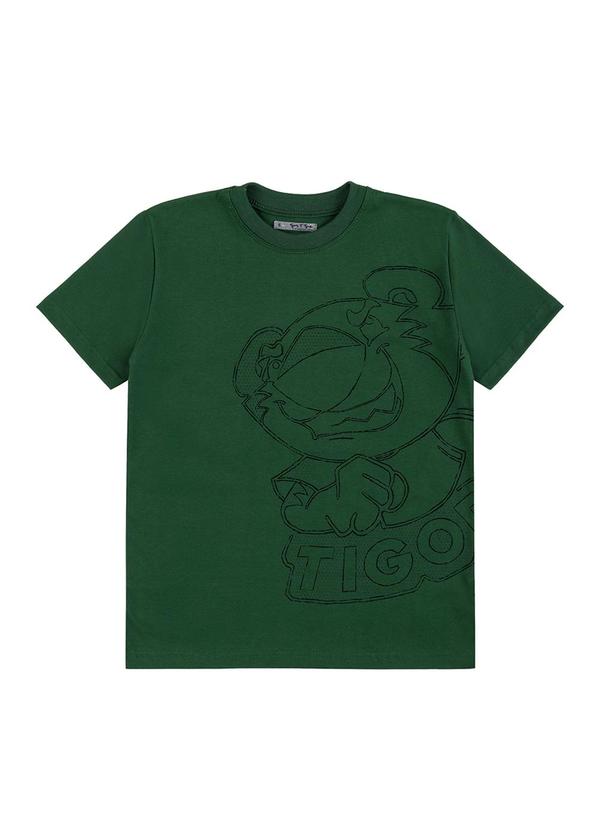 Camiseta Manga Curta Menino Verde