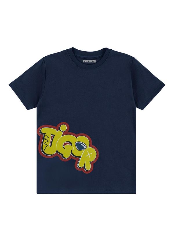 Camiseta Manga Curta Street Azul