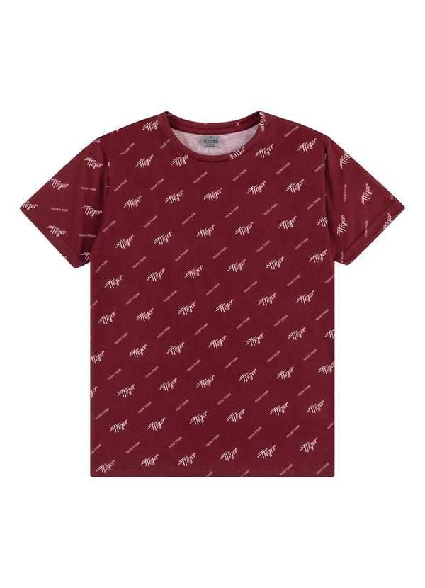 Camiseta Manga Curta Vermelho