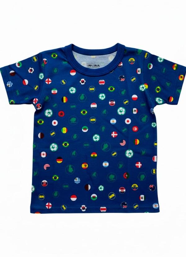 Camiseta Masculina Mundo Ripilica Azul