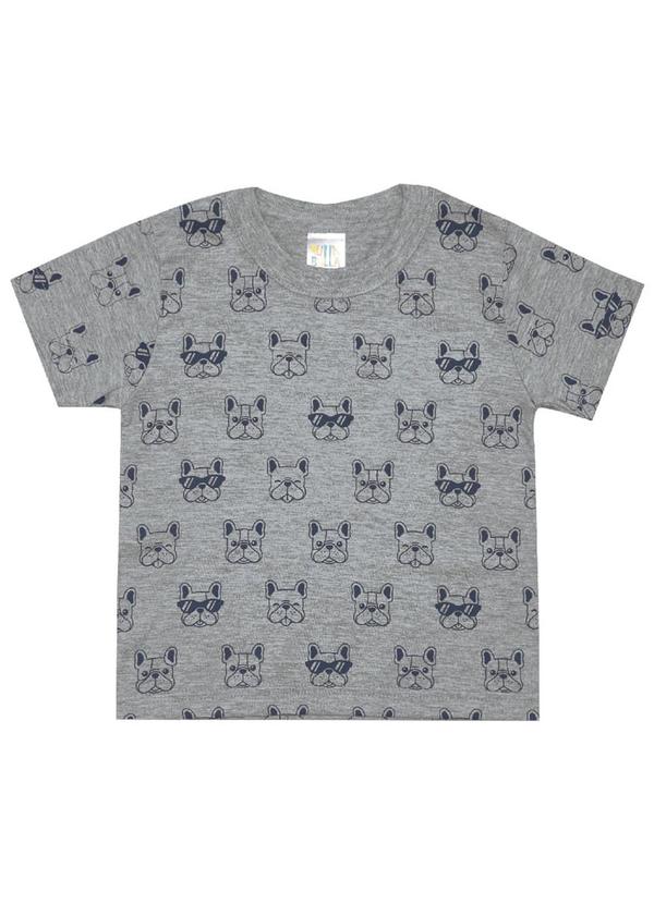 Camiseta Menino Cinza