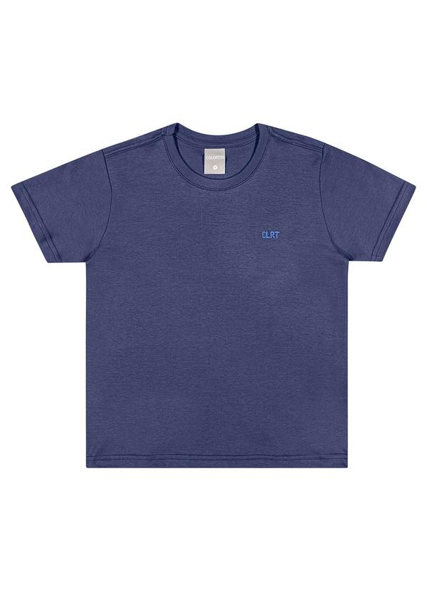 Vista 2 Camiseta Menino Infantil Azul Colorittá Colorittá