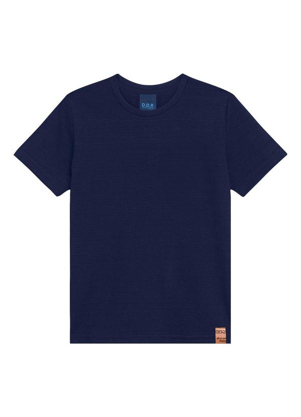 Camiseta Meia Malha Algodão Wild And Happy Azul