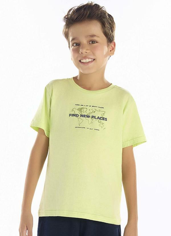 Camiseta Meia Malha Verde