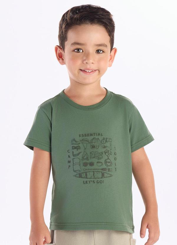 Camiseta Meia Malha Verde