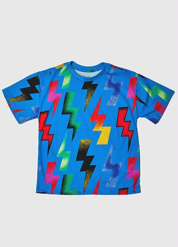Camiseta Menino de Malha Eletrika Azul