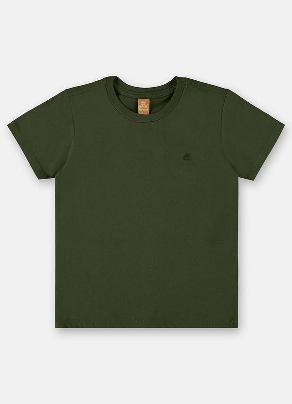 Camiseta Menino em Meia Malha Verde