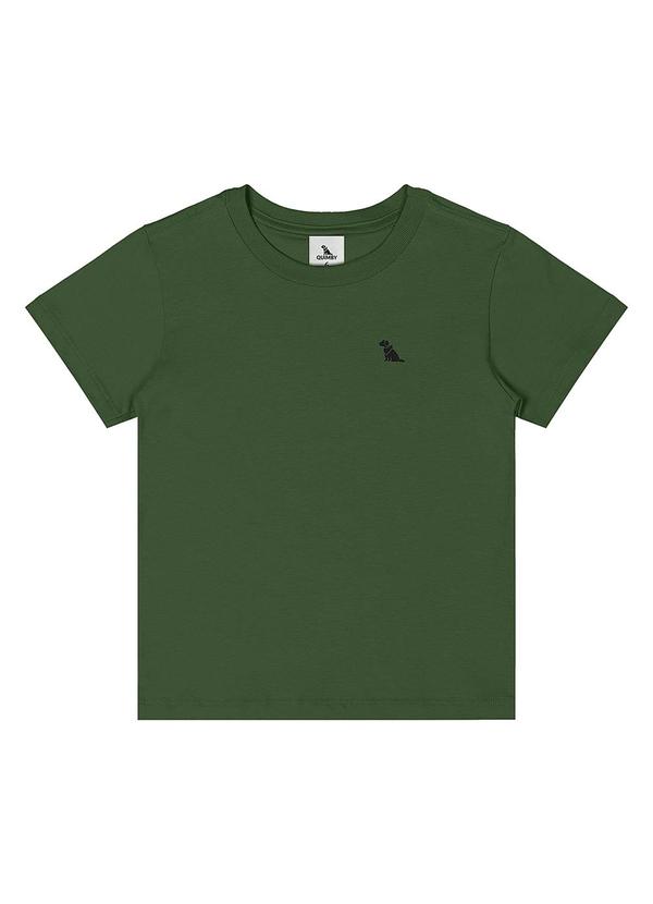 Camiseta Menino Meia Malha Verde