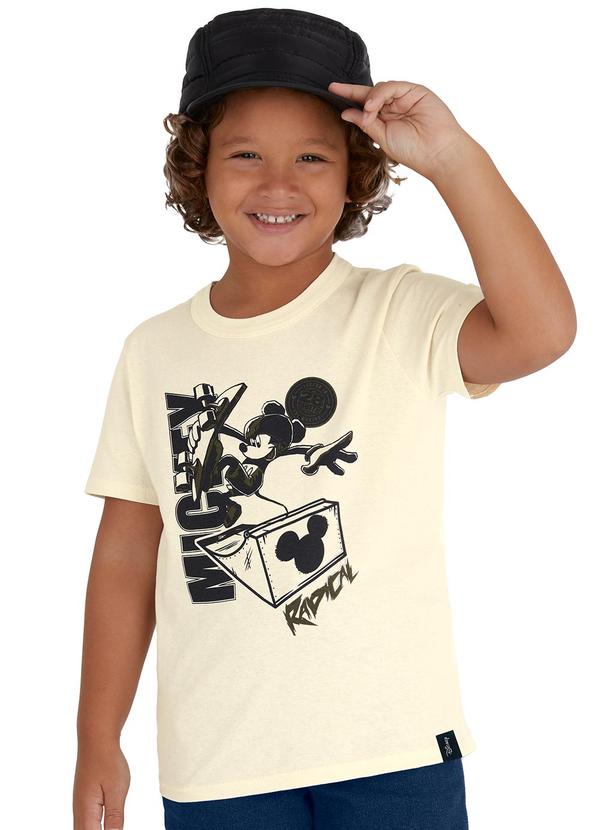 Vista 2 Camiseta Mickey Mouse Menino Off White Malwee Kids Malwee Kids