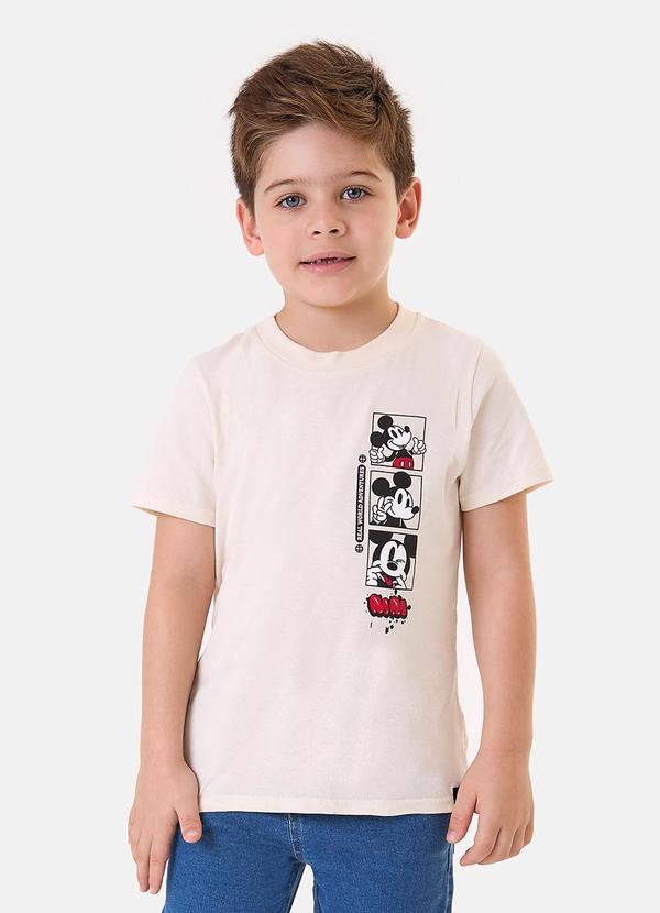 Vista 2 Camiseta Mickey Mouse® Off White Malwee Kids Malwee Kids