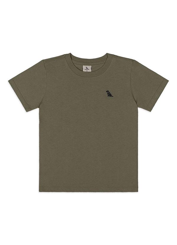 Camiseta para Menino em Algodão Verde