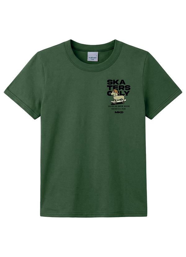 Camiseta Skaters Only Verde Militar
