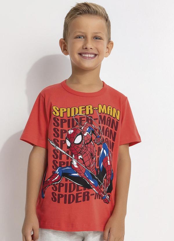 Camiseta Spider-Man Vermelho