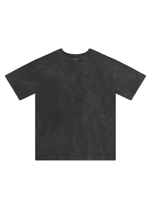 Camiseta Teen Menino em Meia Malha Cinza