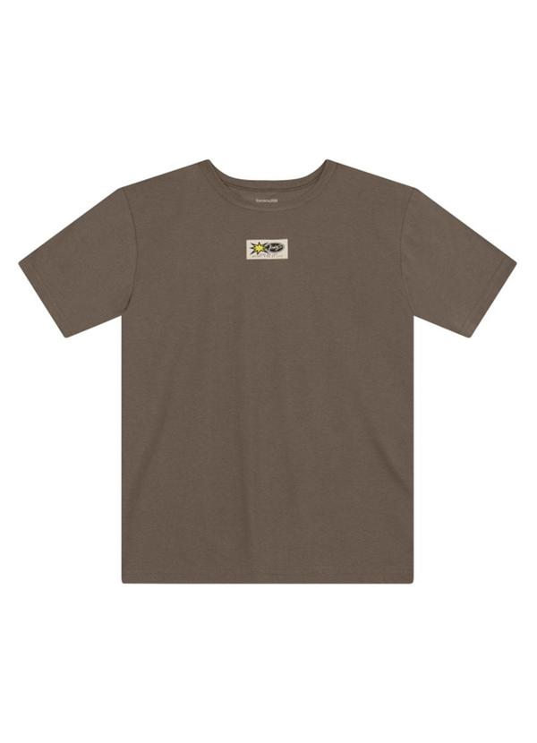 Camiseta Teen Menino Street Marrom