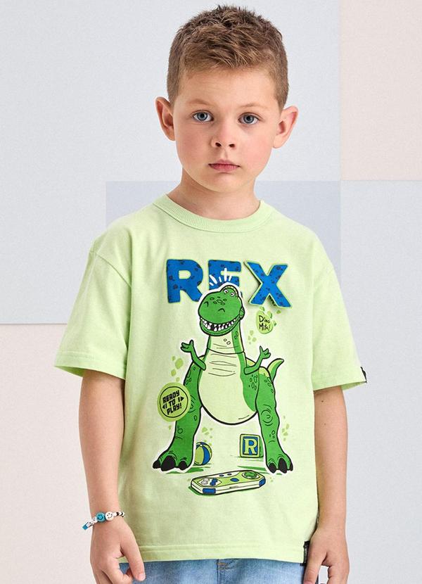 Camiseta Verde do Dino Rex Verde