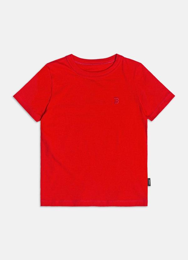 Camiseta Vermelha Básica Vermelho