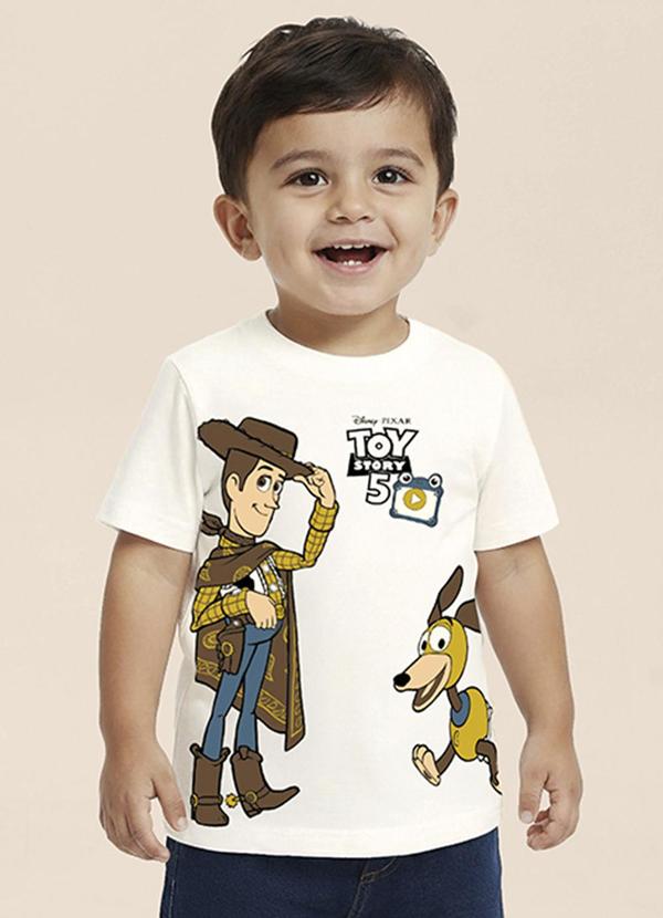 Camiseta Woody & Slinky Disney Pixar® Off White