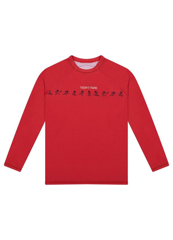 Blusa de Proteção Menino Vermelho