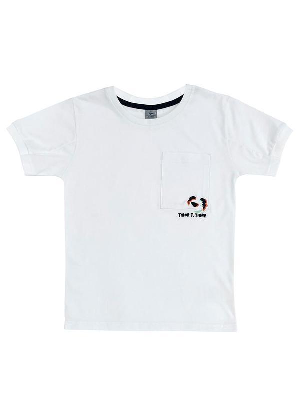Blusa Manga Curta Branco