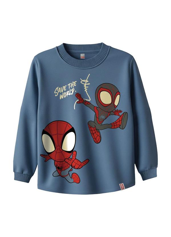 Camiseta Homem-Aranha® em Malha Azul