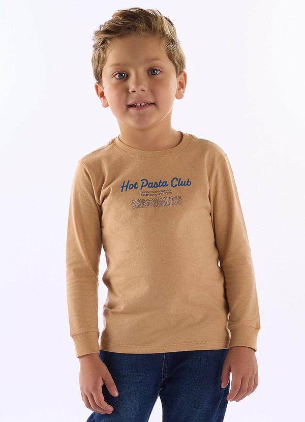 Camiseta Hot Pasta Marrom