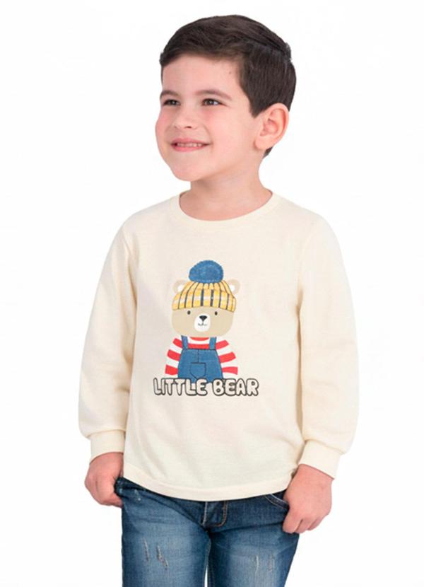 Camiseta Infantil Little Bear Branco