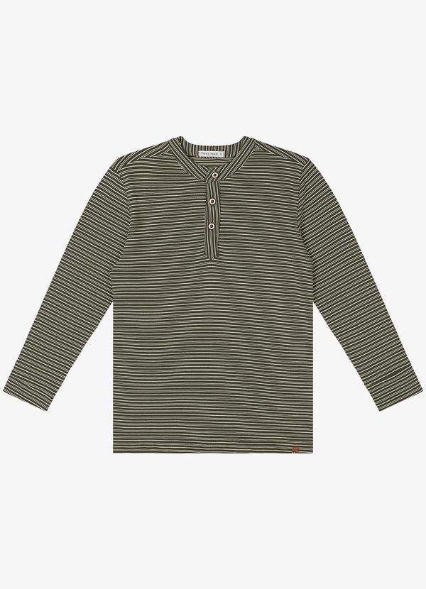 Vista 2 Camiseta Infantil Masculino Manga Longa Verde Trick Nick Trick Nick