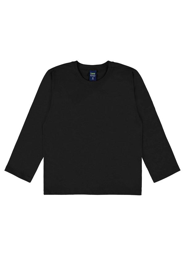 Camiseta Infantil Menino em Algodão Preto