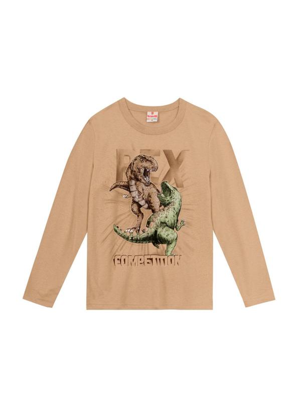 Camiseta Infantil Menino Marrom