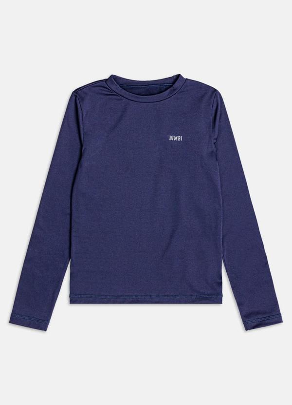 Camiseta Infantil Menino Térmica Azul