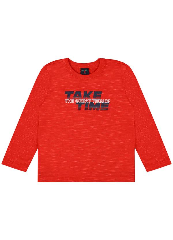 Vista 2 Camiseta Infantil para Menino Guloseima Vermelho GULOSEIMA