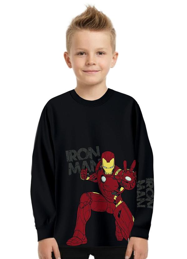 Camiseta Iron Man® Preto