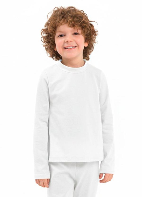 Camiseta Manga Longa Térmica Branco