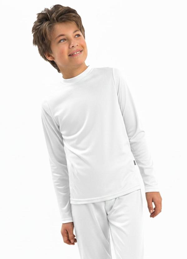 Camiseta Manga Longa Térmica Branco