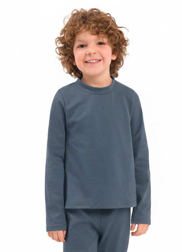 Camiseta Manga Longa Térmica Cinza