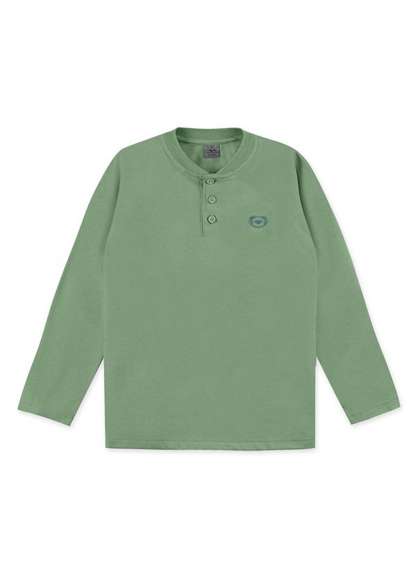 Camiseta Manga Longa Verde