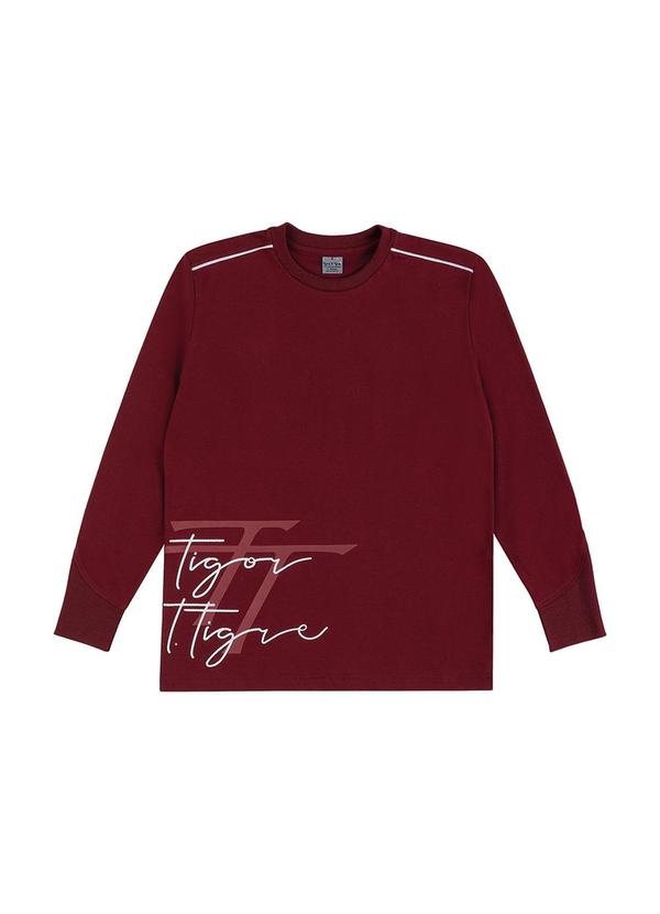 Camiseta Manga Longa Vermelho