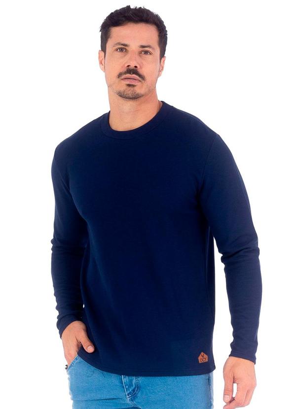 Vista 2 Camiseta Masculina Manga Longa Térmica Azul Decoy Decoy