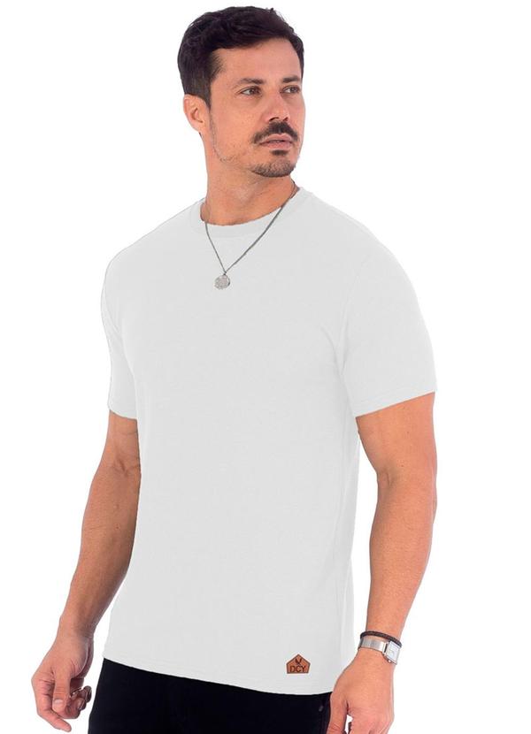 Vista 2 Camiseta Masculina Ribana Termal com Termo Bege Decoy Decoy